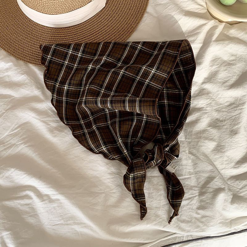 Turbante de verano pastoral primavera y verano universal retró bufandas de cuello turbante de cabello correa de cabello adornos de cabello bufandas de cuello