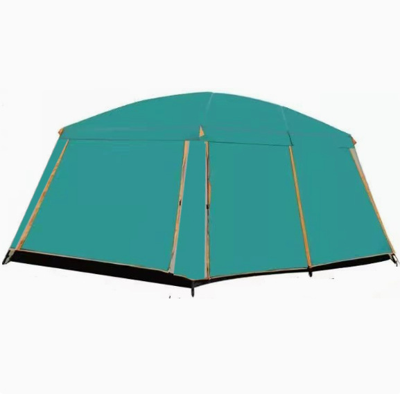 검녹색 풀 커버 텐트