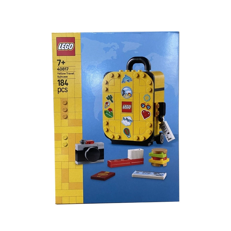 LEGO жёлтый мини-чемодан на колёсах конструктор