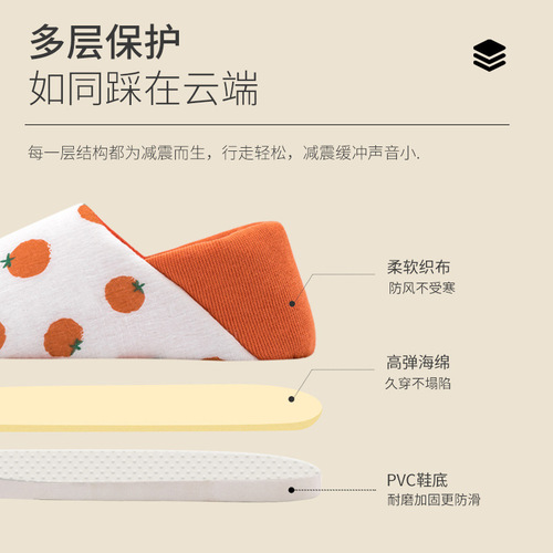 Postpartum Women's Indoor Home Shoes Soft Sole Slippers, Spring and Summer Thin Model, Foot-Fitting and Slip-Resistant Cotton Slippers