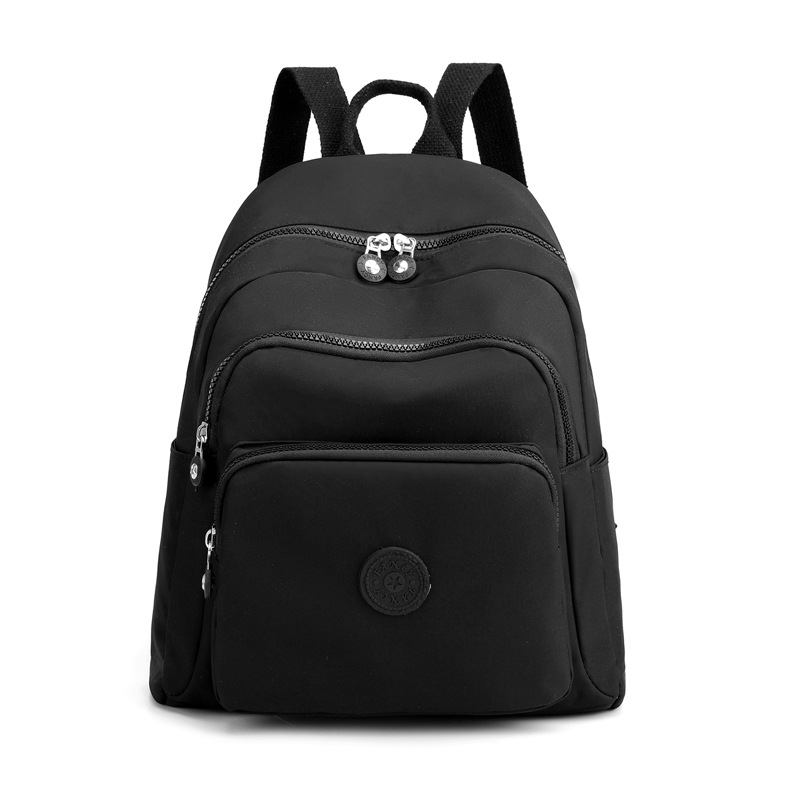 Bolsa de ocio para exteriores, gran capacidad, mochila de viaje versátil de nailon estampada para mujer, mochila de viaje moderna y sencilla