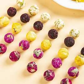 龙珠花茶云南特产会开花的茶2.2cm单料独口味独立包装大理散装