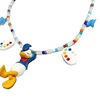 Cartoon acrylic drawing board with beads, short necklace, chain, 2022, Donald Duck, flowered