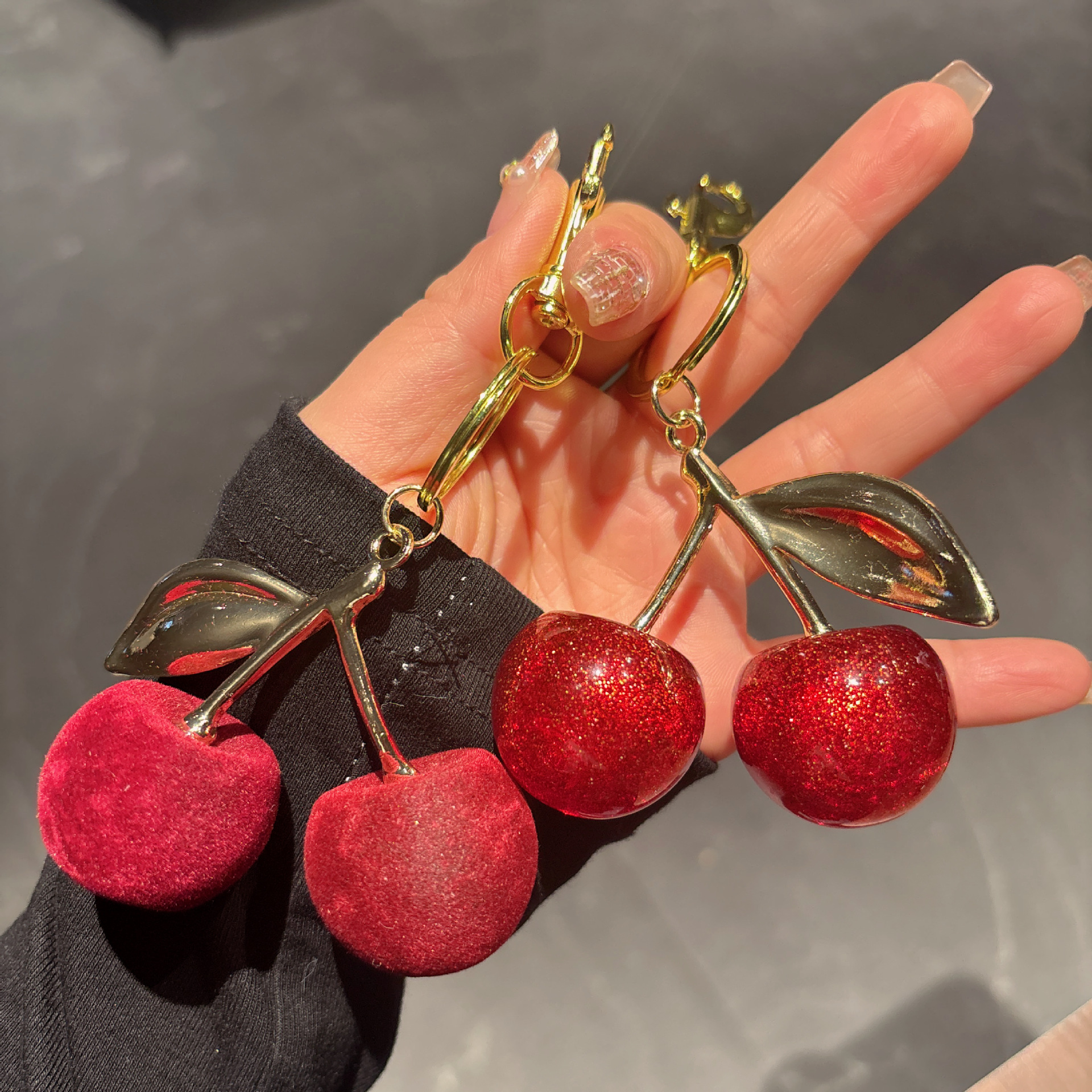 64g Weight Bag Pendant, Keychain Classification 1 Piece Quantity Casual, Street Occasion Resin Material Fruit Pattern Unisex Gender Cute Style 1 Piece Cute Fruit Resin Unisex Bag Pendant Keychain 8