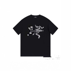 2025 新しいスタイル Shizhun Bird Home 正しいバージョン高品質純綿半袖 Tシャツメンズ夏のトレンディなブランドカジュアルボーイズ Tシャツ