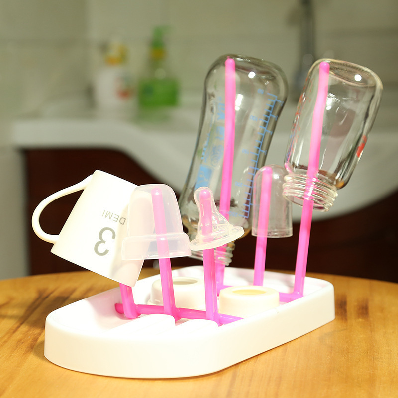 Creativo plegable encogimiento bebé botella de drenaje rack de secado rack cocina drenaje rack botella rack