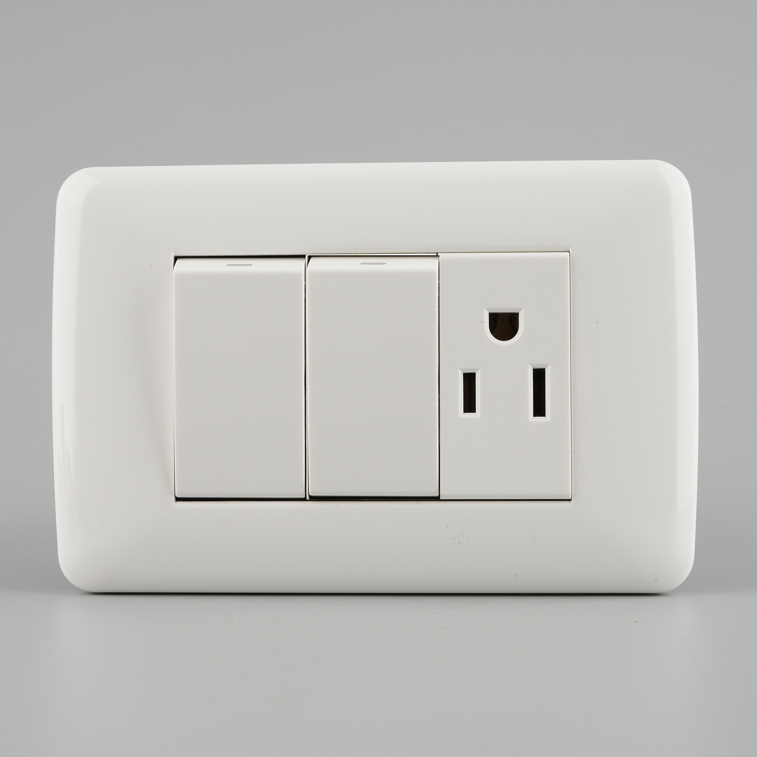 2024 Nuevo estándar estadounidense y europeo México Colombia Perú Venezuela lámpara eléctrica enchufe de pared