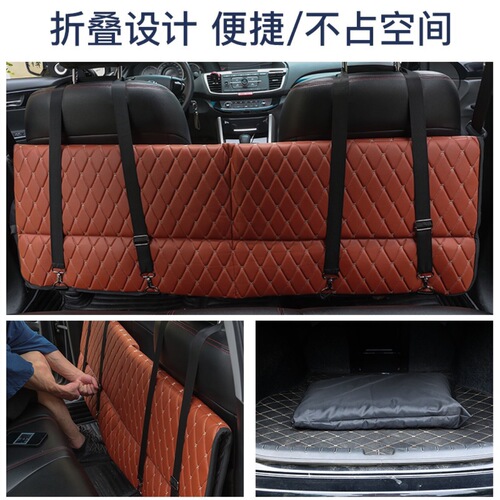 Car Mattress Rear Seat Sedan SUV Foldable Bed Non-Inflatable Sleeping Gadget Car Interior Rear Seat Sleeping Pad
