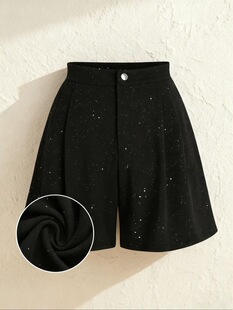 N 50106 Glitter Tweed Short Pants ��Ƭ��ѝ �W���羳���R�d��
