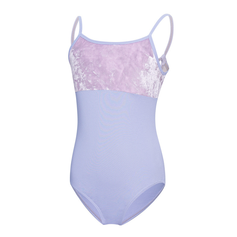 Ropa de baile para niños, ropa de práctica, tirantes para niñas, ropa de una pieza, ropa de gimnasia, prueba de danza china, ropa de yoga de terciopelo
