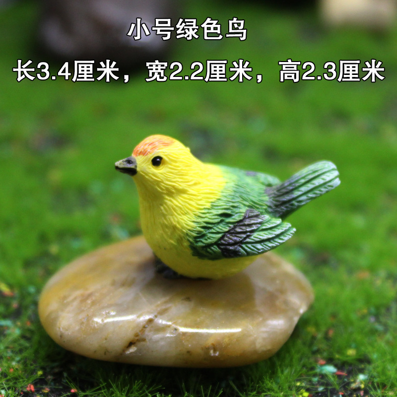 Oiseau vert de petite taille