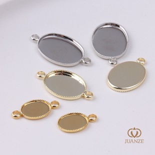 18K����ɫ���p���E�A�ε����Ƕ���бP�ֹ�diy���������Ʒ���