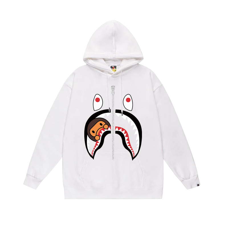 BAPE猿の頭の潮のブランドの片面のプリントは帽子の衛衣の秋冬の新型のヒップホップの潮流の男女の同項の純綿になります。|undefined