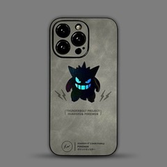 毛皮の潮の札の漫画の耿鬼のiphone14 promaxの携帯電話の携帯電話のレーザーのグラデーション色の13proはピンを適用します。