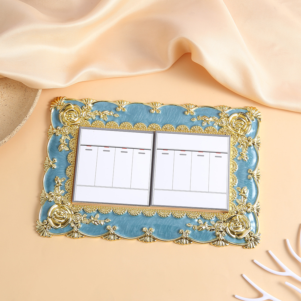 5043-17 골드와 블루 더블 오픈