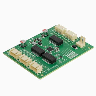 工厂定制 XH2.54插座针式5口百兆交换机模块主板子PCBA迷你小微型