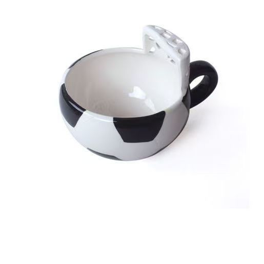 Nórdico creativo taza de fútbol NBA taza de tiro taza de baloncesto taza de cerámica taza de café de oficina tendencia nueva personalidad
