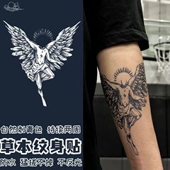 高い顔の値の灼熱の天使の背中の花の腕の草本のジュースの紋様は防水を貼って潮をこすりますクールな持続的な半永久的な刺青を防ぎます。