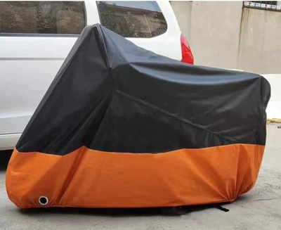 dust cover cross-border Car clothing - s-19-meters-210d-upper-black-and-lower-orange