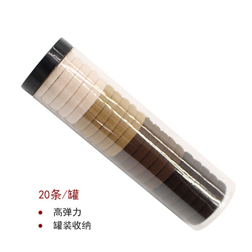 20 high elasticity durable seamless hair ties Korean hairband no pulling hair rubber band hair ring band for women hair tying