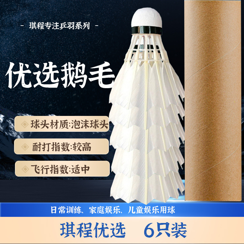 バドミントン ブラック 12 パック、耐久性、耐久性、アマチュア トレーニング ボール、アリーナ ゲーム、AliExpress メーカー|undefined