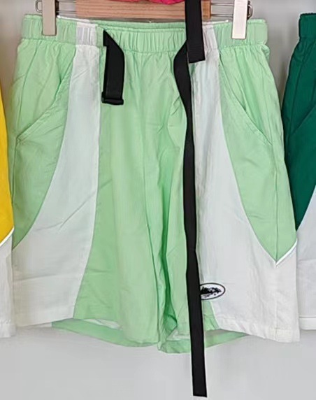 Shorts de playa cian de secado rápido