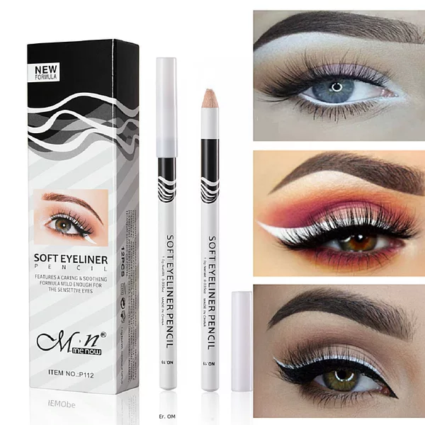 Cross-border beauty makeup log lying silkworm white eyeliner high-light pen studio beginner eyeliner glue pen waterproof non-blooming