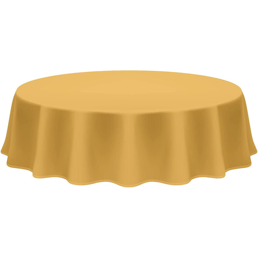 Mesa redonda de color sólido mantel desechable Mesa Redonda mantel estilo simple avanzada mesa de banquete cubierta de la tabla falda estilo transfronterizo