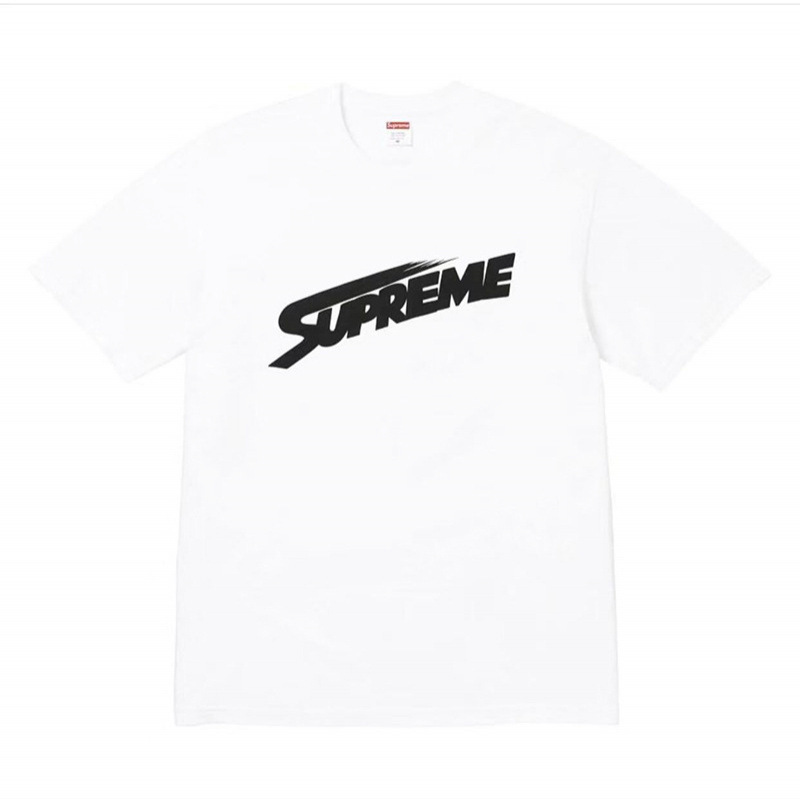 新しいアメリカのトレンディなストリートブランドミラノクロススモーククラシックユニセックスルーズで多用途なレターTシャツ|undefined