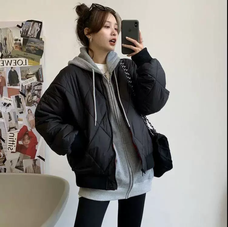Tide, winter short retro down jacket