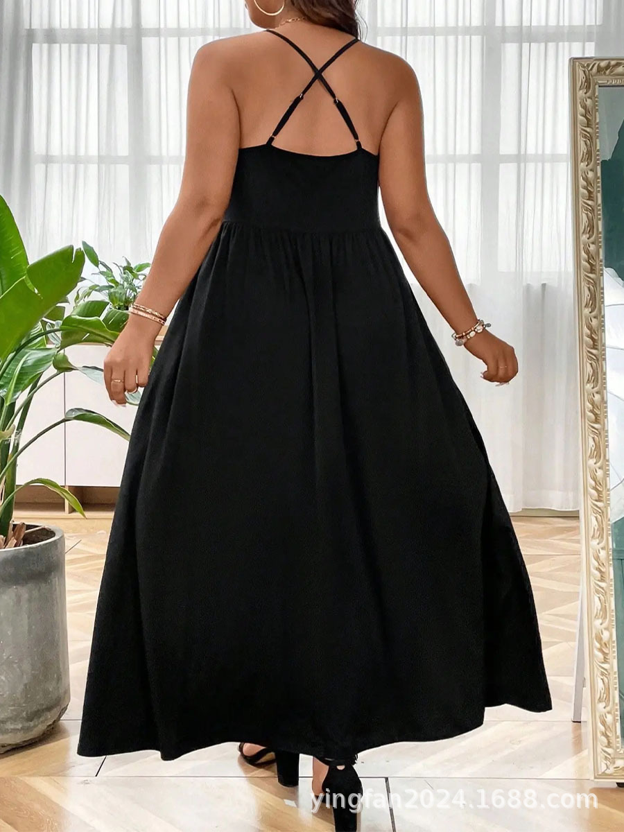 Europa y Estados Unidos 2024 Amazon Aliexpress Tiktok Temu vestido de mujer grande image 2