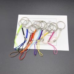 キーホルダーカラー編み紐モバイル電源ストラップバスカードキー優盤u盾携帯電話ショートストラップ