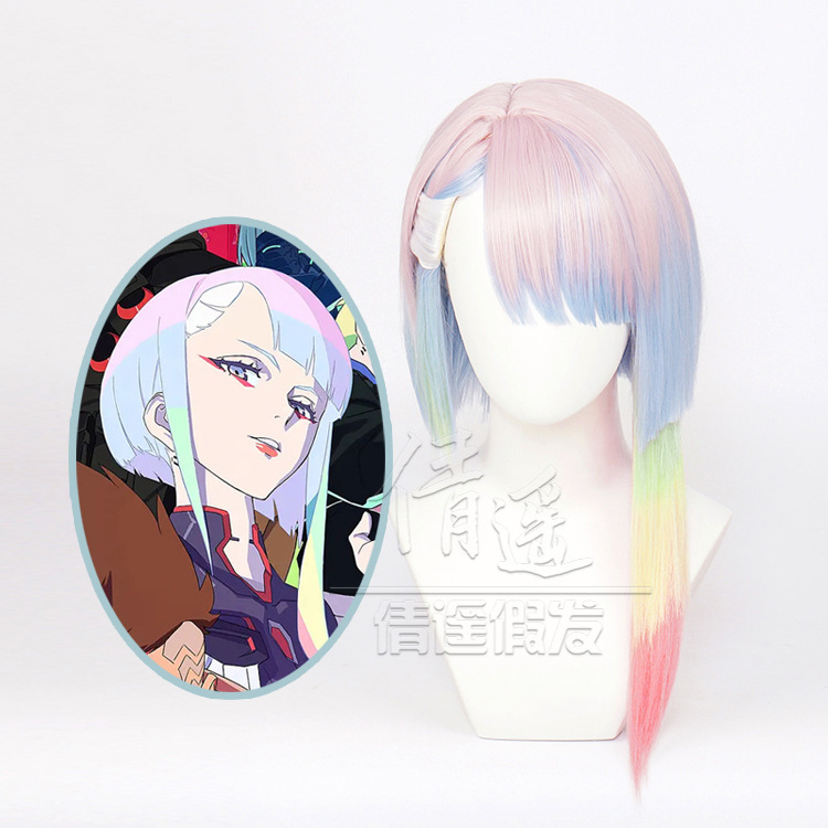 Cyberpunk edge Walker/runner cos wig lucy lucy cospaly wig