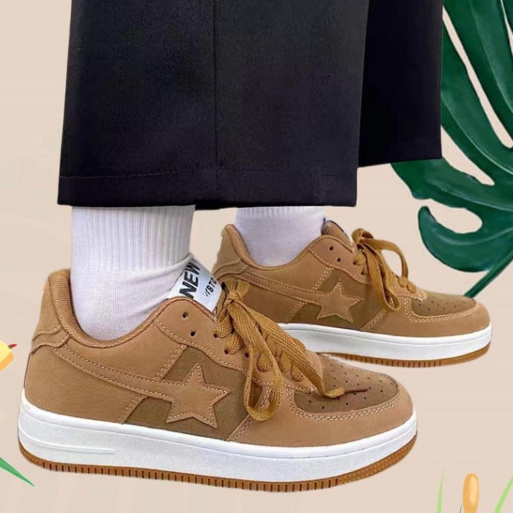 Super Fire Skateboard Men's Shoes 2023 Solid Color Low-top Couples All-match Casual Skate Shoes Korean Style Student Fashionable Sports Women's Shoes