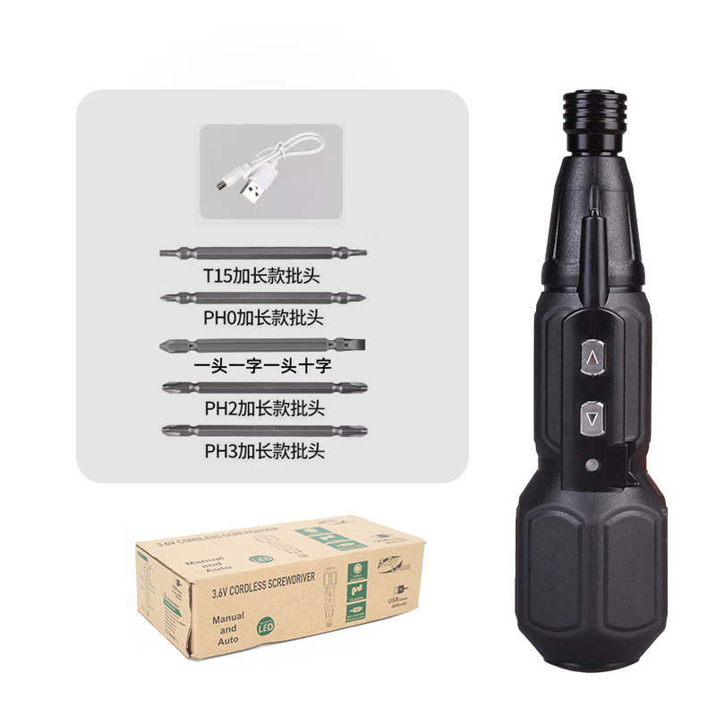 3.6V eléctrico destornillador eléctrico doméstico pequeño mano auto-integrado lote eléctrico portátil mano recta destornillador eléctrico image 5