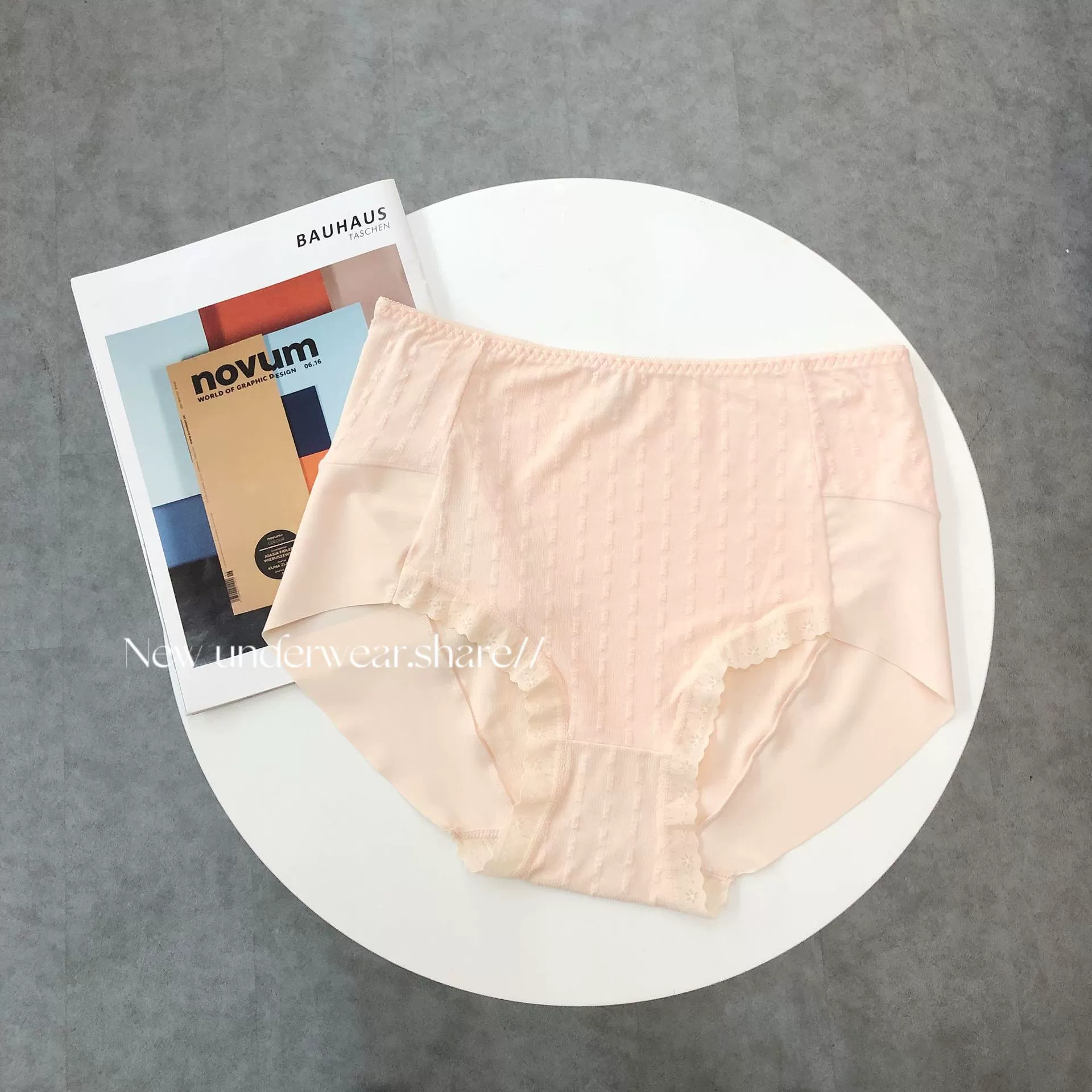 Cotton lace women's underwear, plus size, wholesale, high waist