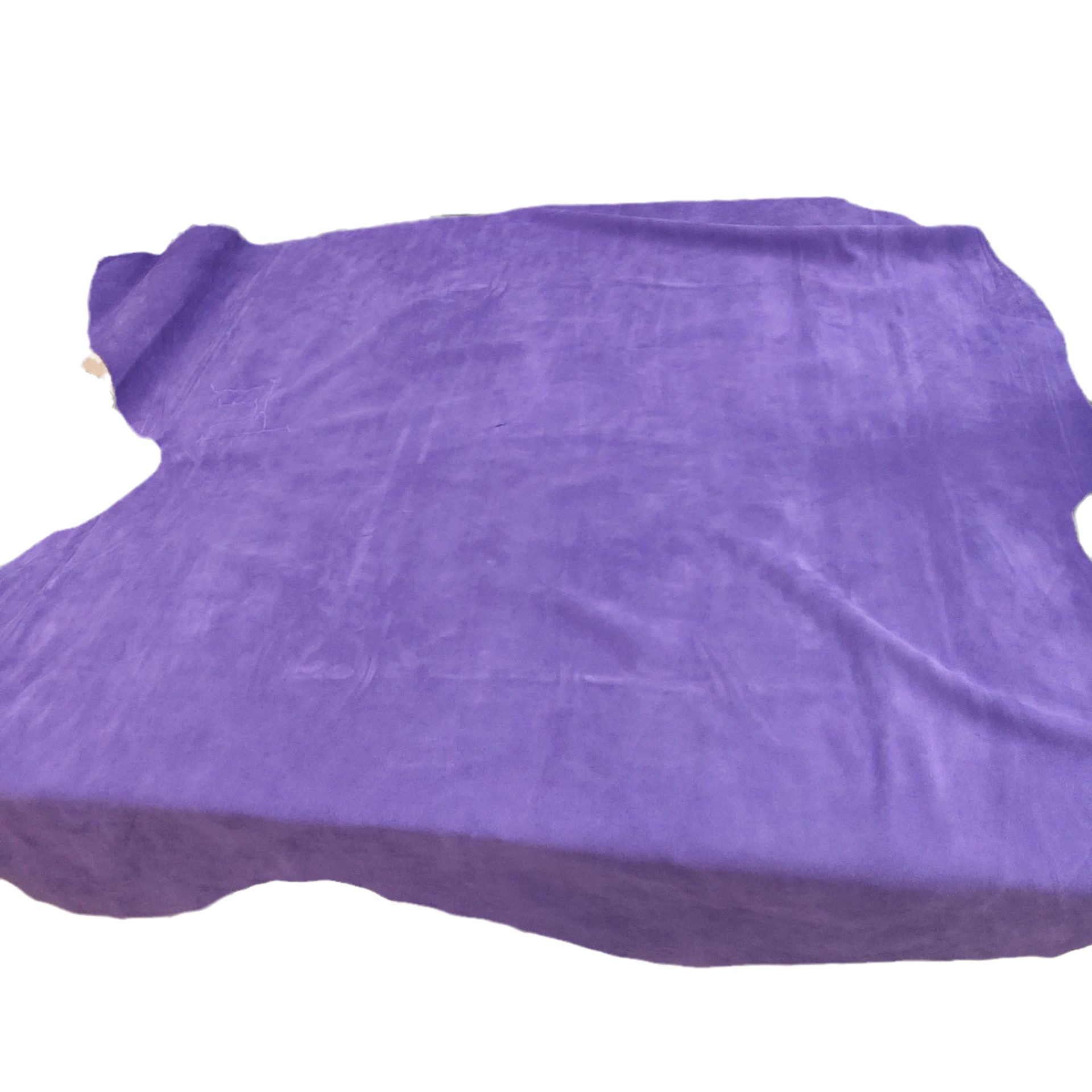 紫色翻毛现货牛二层反绒鞋子箱包服装皮革面料