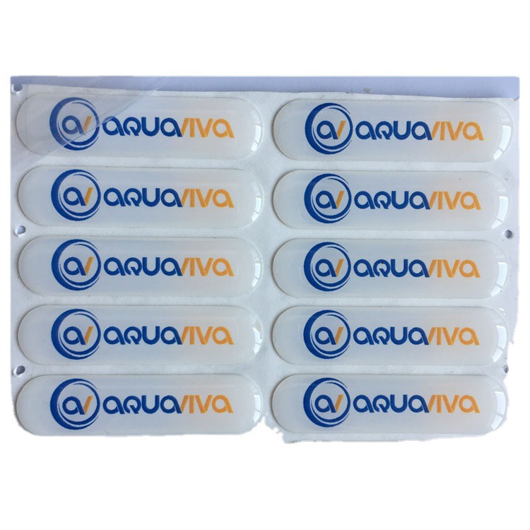 扫码机商标扫描机滴胶标志牌 卫浴洁具家具钥匙扣塑料壳标贴 深圳