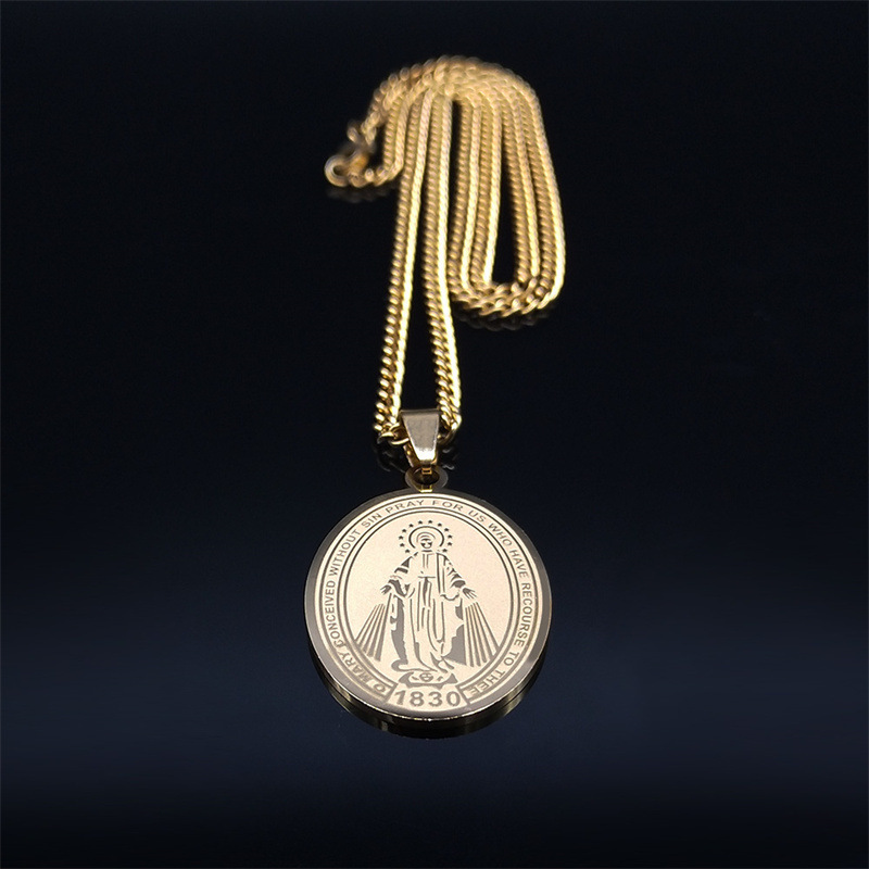 Virgin Mary Necklace 4