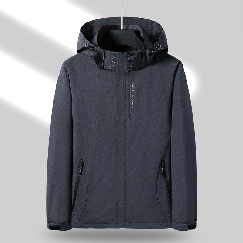 6266 Men's and Women's Same Coat Couple Outdoor Mountaineering Single layer Hoodie Waterproof Jacket Team Clothing_ipsvogv.com