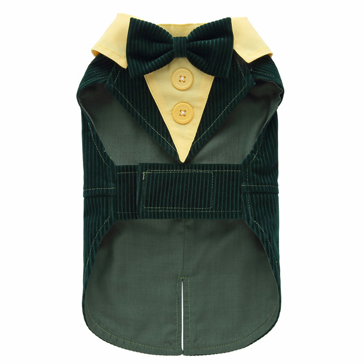 Smoking pour chien élégant pour anniversaire coupe ajustée_voghion.com