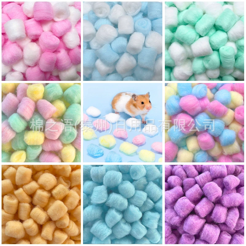 Тоторо хомяк трехслойный медведь цвет домашнее животное зимняя теплая среда дезодорант впитывающий хлопковый цветок мяч поставки 100