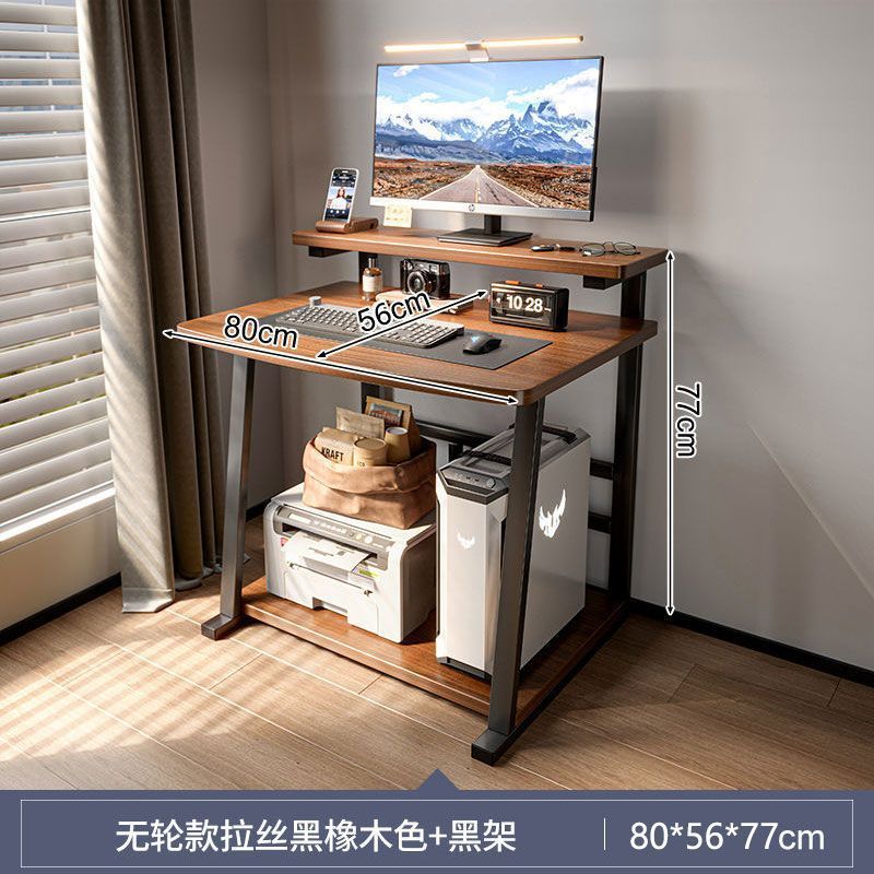 台式电脑桌可移动卧室床边书桌小户型笔记本工作台家用学习写字桌|undefined