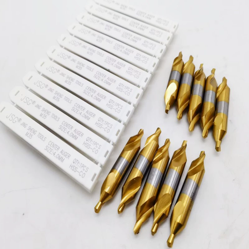 JSG центральное сверло с кобальтовым покрытием M35 из быстрорежущей стали желтая нержавеющая сталь с титановым покрытием A1A2 A3A4A5 оптовая продажа с завода