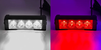 Decoration, Strobe Light, Flashing Light, İşçi projektorları - one-for-two-4-lights-red-white