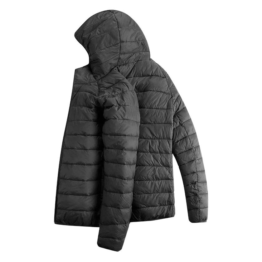 Ropa de algodón transfronteriza para hombre, chaqueta de algodón de invierno, abrigo de algodón con capucha y cuello alto estilo europeo y americano para hombre, ligero y cálido para hombre.