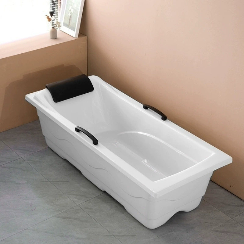 Домашняя акриловая отдельно стоящая ванна для пожилых людей, утолщенная цветная ванна для взрослых, прямые продажи с фабрики, бесплатная установка на дому