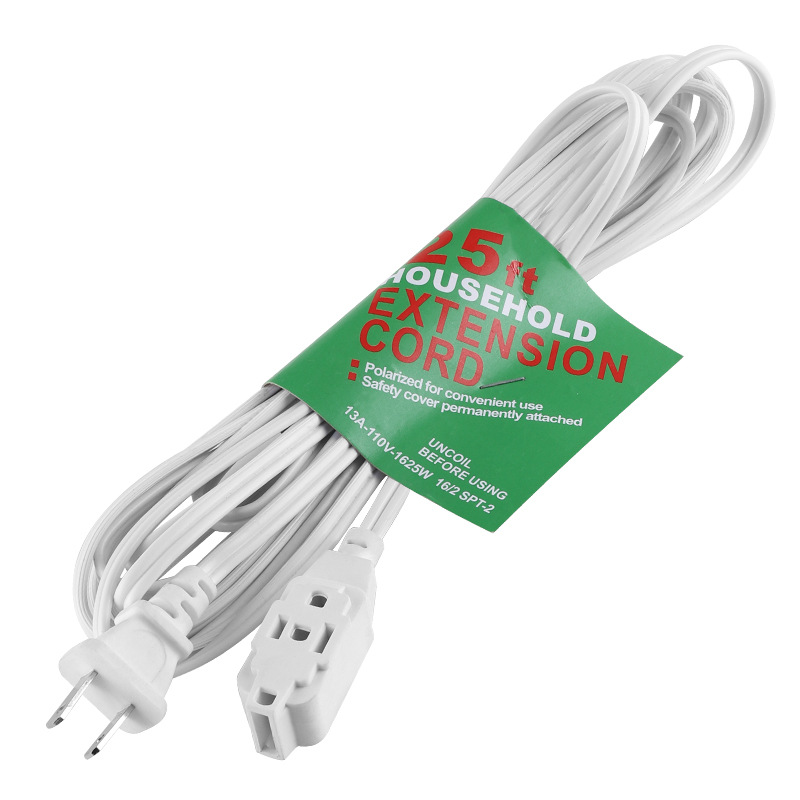 Cable de extensión de 9 agujeros Amazon con dos núcleos de conector polar de estilo americano cable de extensión doméstica interior image 7