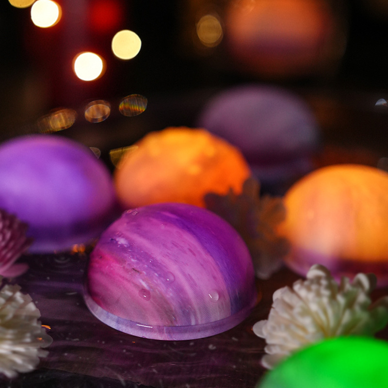 Internet Celebrity New Model Rotating Moon Lamp, Smart Voice-Controlled Moon Lamp, Planet Lamp, Bedroom Bedside Table Lamp, Floating Candle