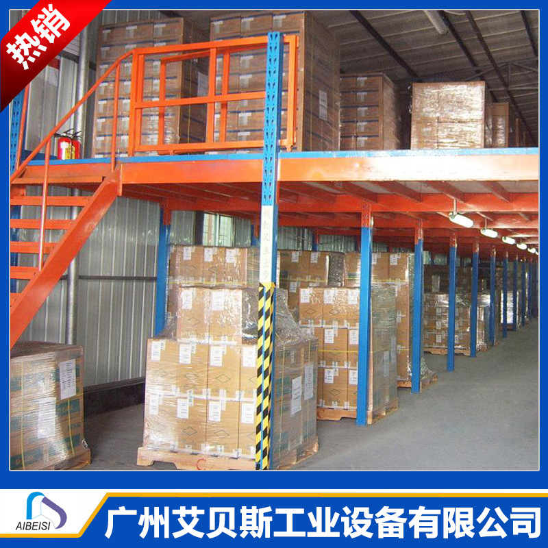 阁楼货架钢架重型二层仓库库房高位仓储钢平台组合式货架储物架